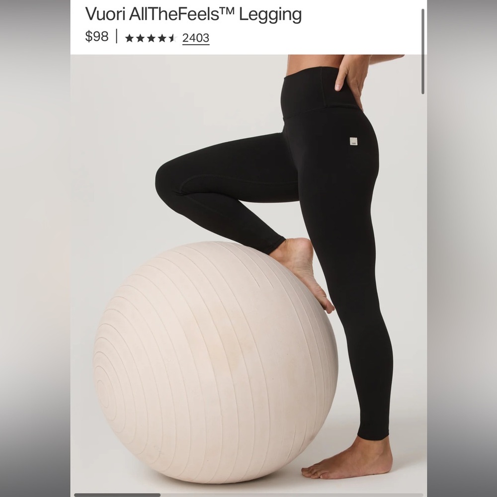 Vuori All the Feels Legging - Medium